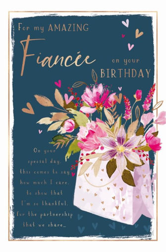 Picture of AMAZING FIANCEE ON YOUR BIRTHDAY CARD